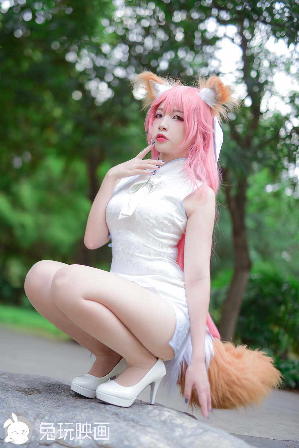 [兔玩映画]C32.004 玉藻前白旗袍 预览图 - 2