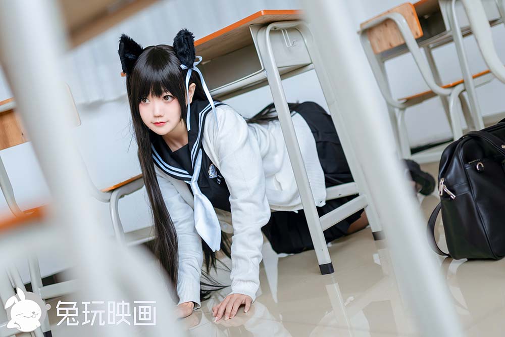 [兔玩映画]C33.001 爱宕黑丝JK