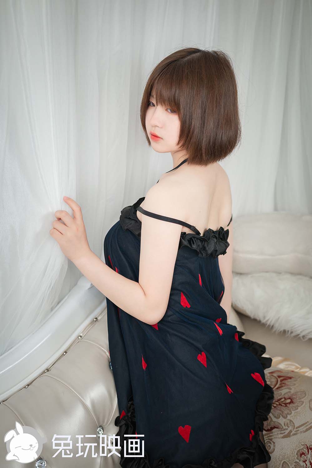 [兔玩映画]C33.006 桃子的吊带睡衣 预览图 - 2