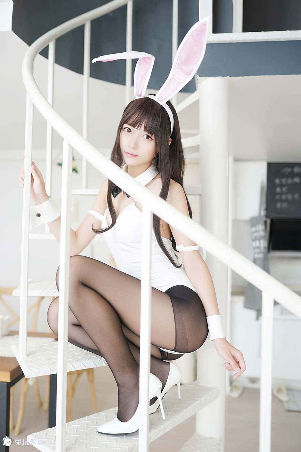 [兔玩映画]兔女郎 VOL.017 白兔