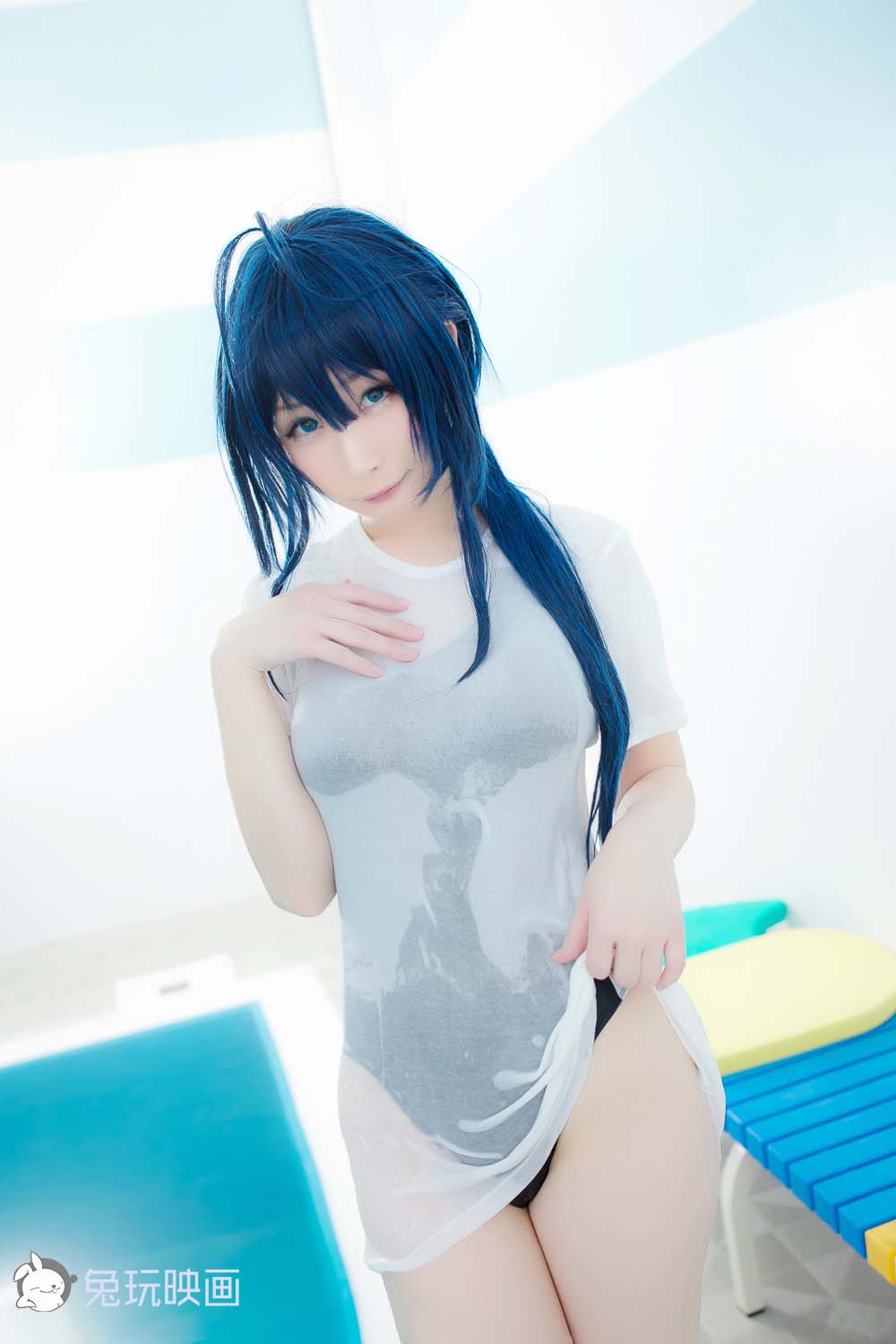 [兔玩映画]夏日泳装 VOL.001 湿哒哒的T恤 预览图 - 2