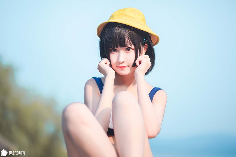 [兔玩映画]夏日泳装 VOL.041 小黄帽 预览图 - 2