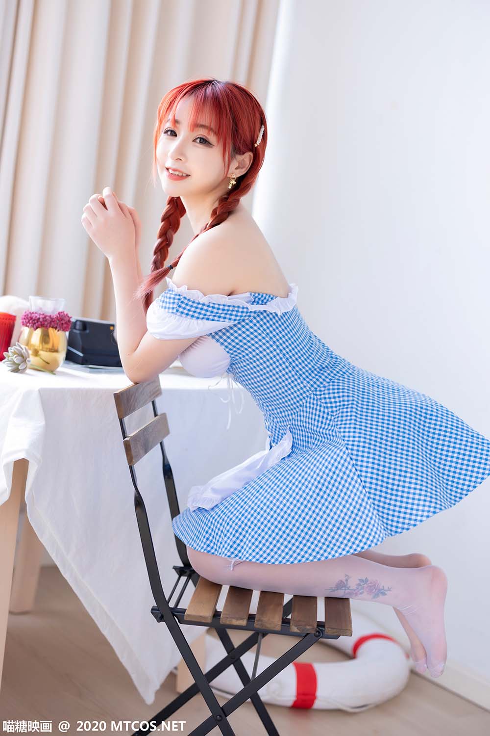 [喵糖映画]VOL.244 蓝色厨娘 预览图 - 2