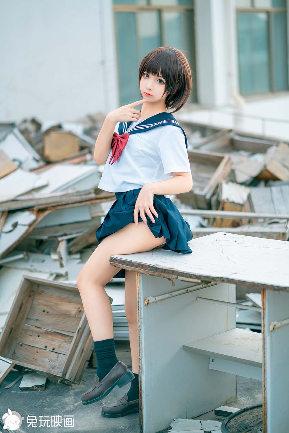 [兔玩映画]VOL.032 黄昏天台