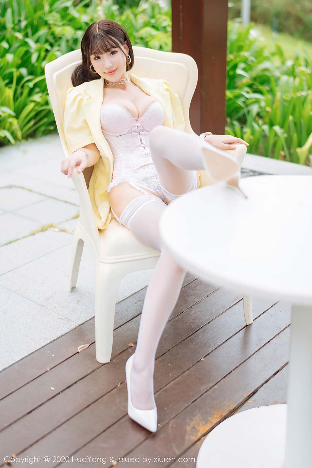 [HuaYang花漾show]HYG20200723VOL0261 2020.07.23 VOL.261 童颜巨乳 Flower朱可儿 预览图 - 5