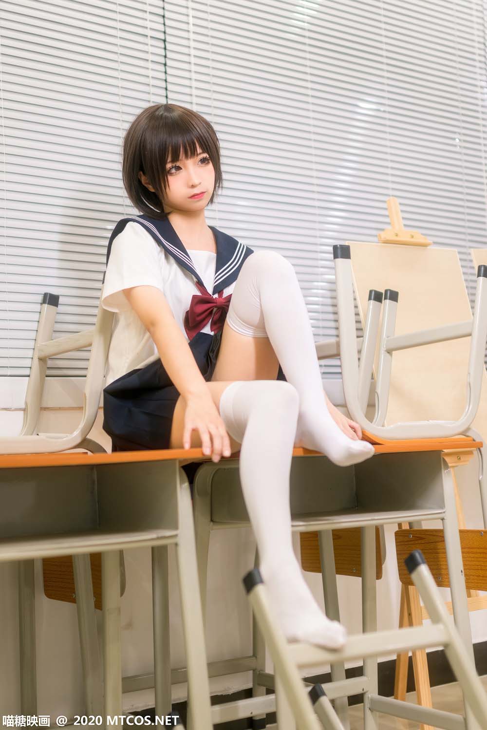 [喵糖映画]JKL.020 课室JK制服 预览图 - 2