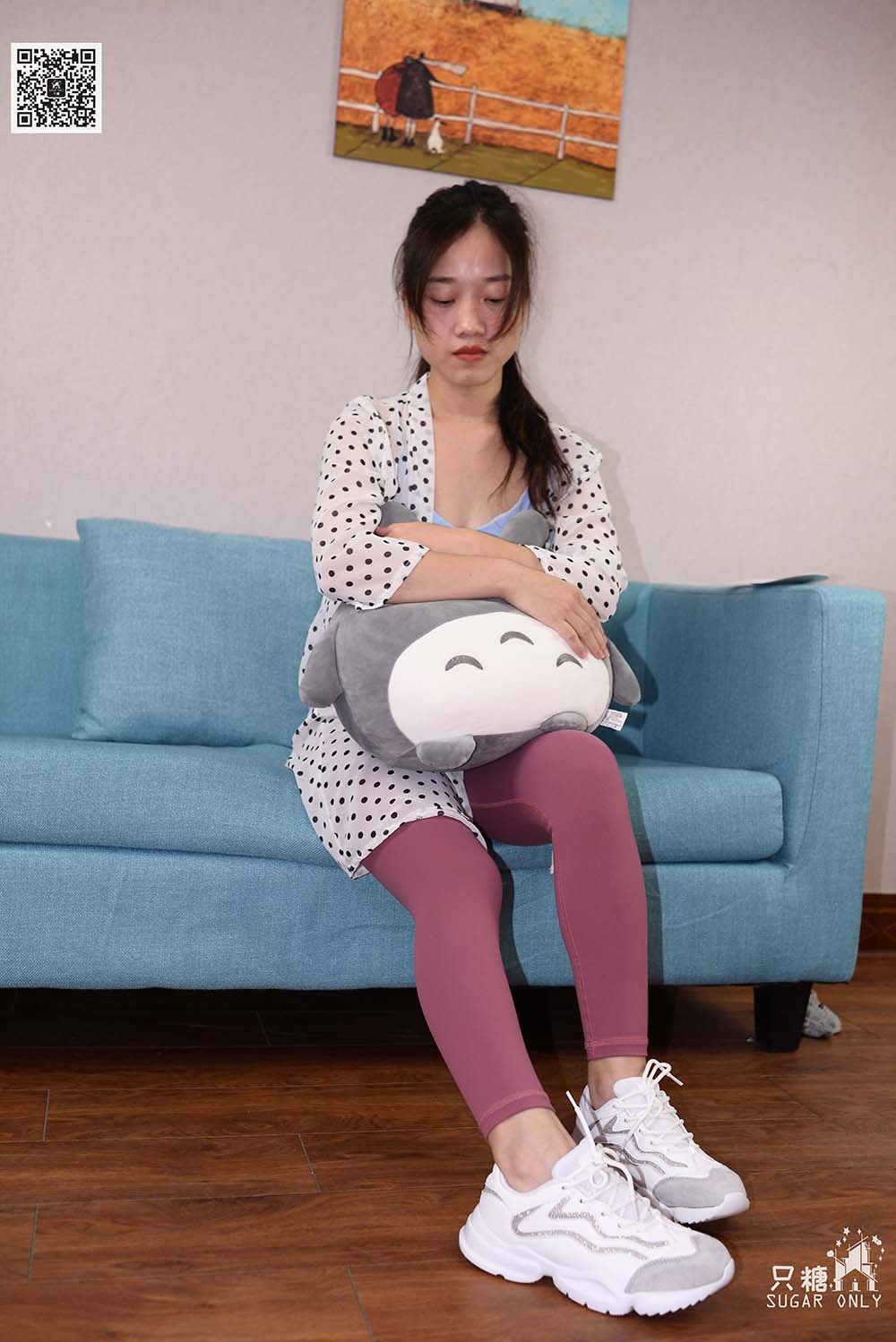 [只糖棉袜]NO.089 朵朵 熬不完的夜，晚安。