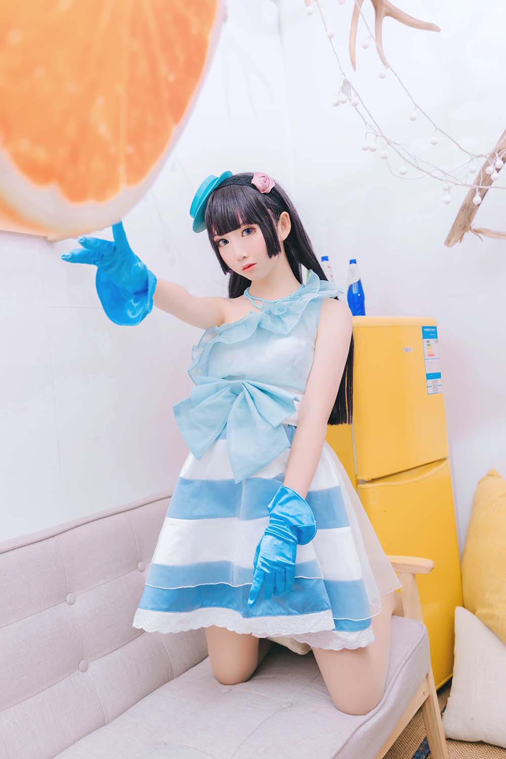 面饼仙儿 – 打歌服黑猫 预览图 - 2