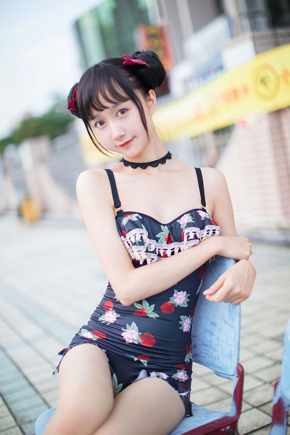 木绵绵OwO – 草莓泳衣 预览图 - 2
