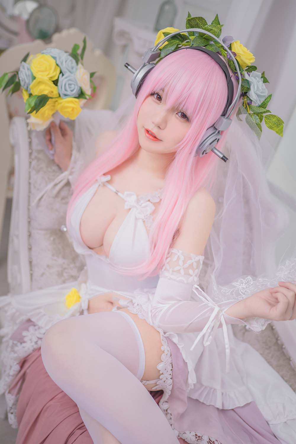 [Yoko宅夏Cos]索尼子本婚纱