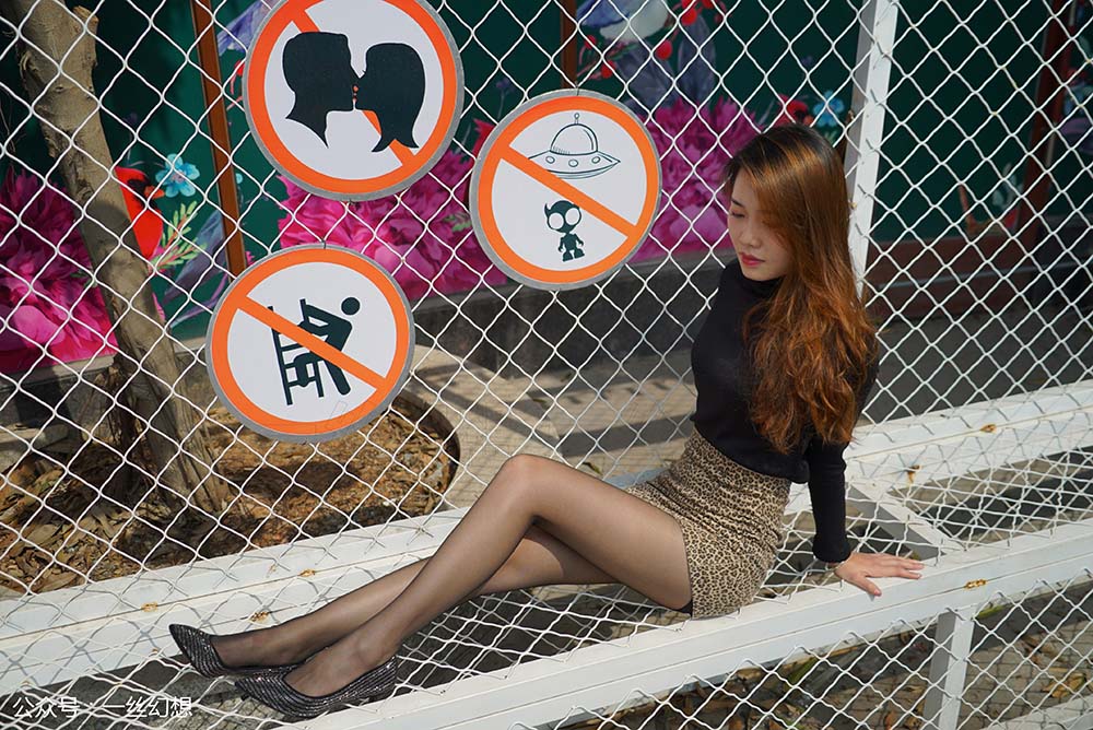 [高丝女子图鉴]袜小喵×一丝幻想 NZ057 莹