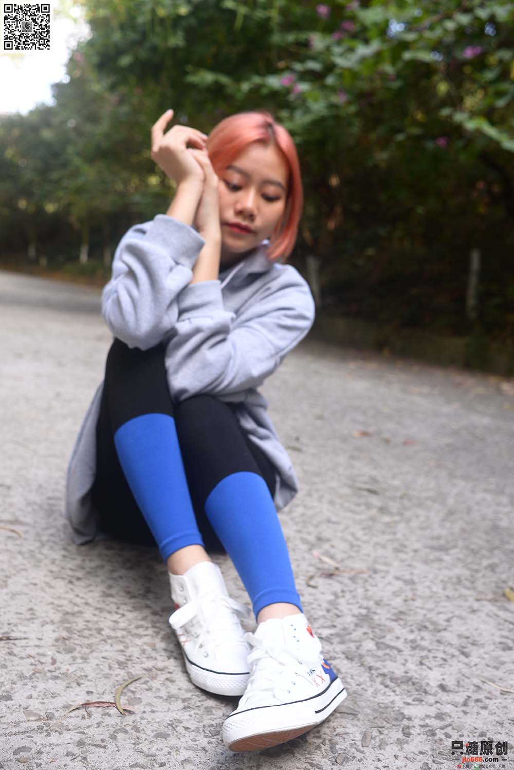 [只糖棉袜]NO.181 彤彤 满目青山，载月明归