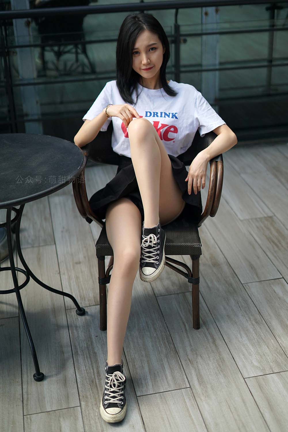 [萌甜物语]XM107《清纯百褶裙-腿腿》