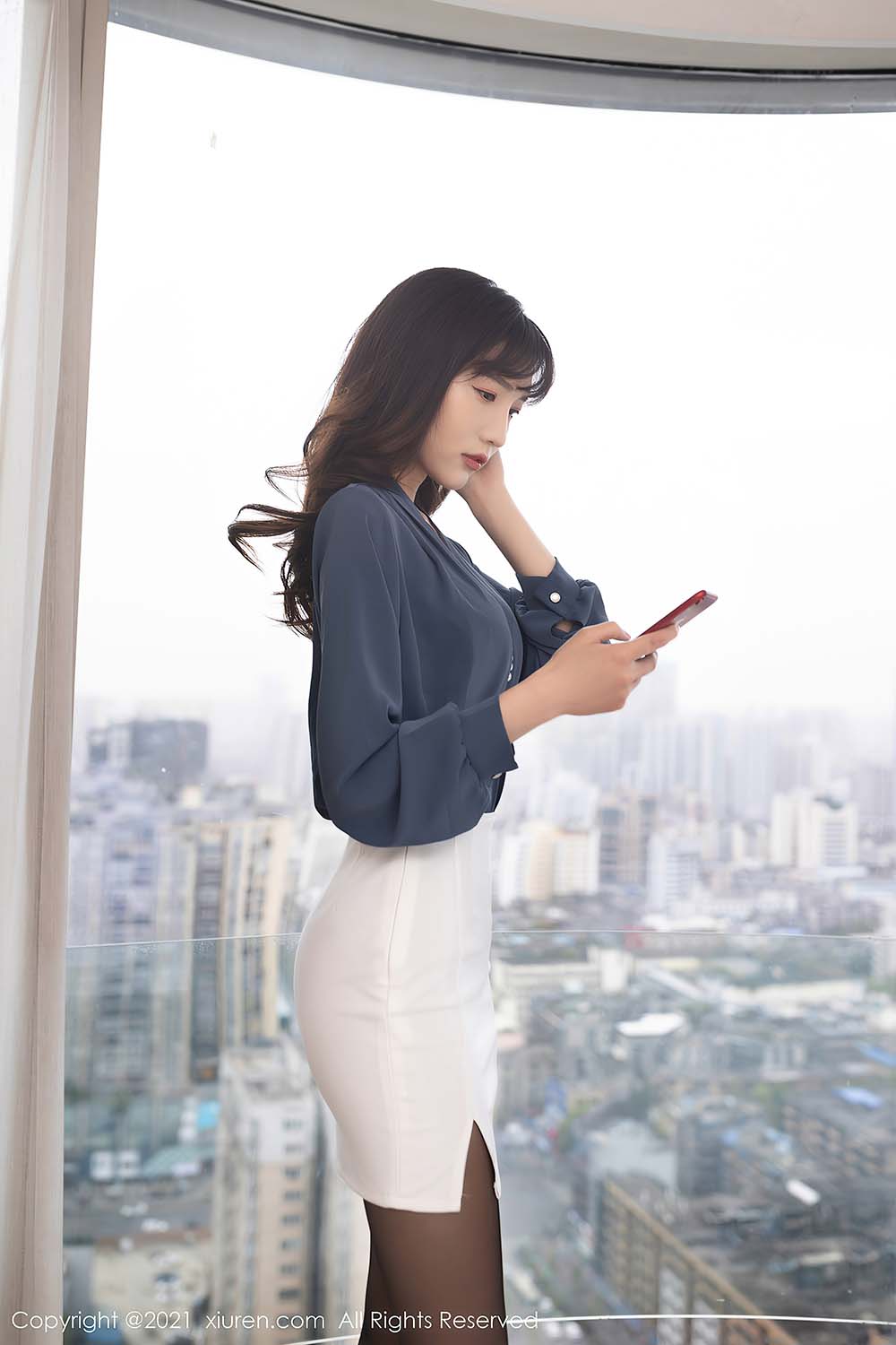 [Xiuren秀人网]2021.03.25 NO.3246 陆萱萱 预览图 - 3