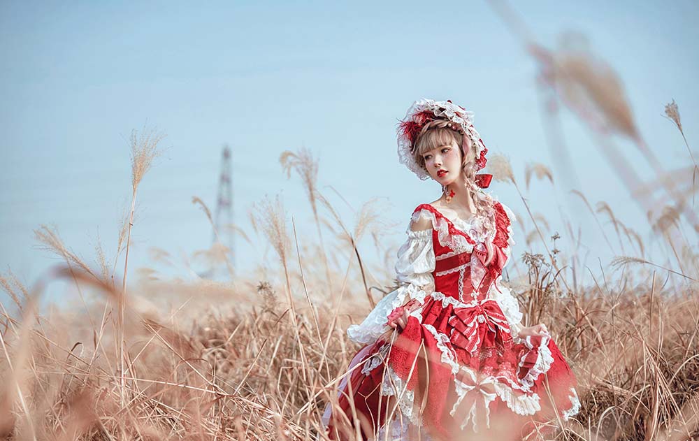 阿包也是兔娘 – lolita红裙1 预览图 - 2