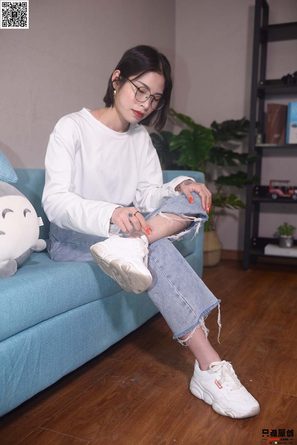 [只糖棉袜]NO.274 柚子 行至春来