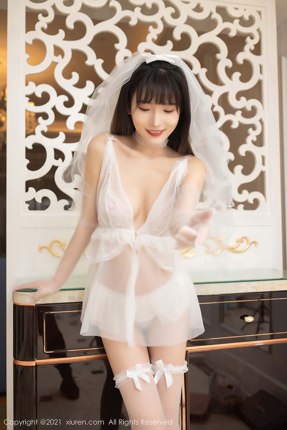 [Xiuren秀人网]2021.04.22 NO.3334 陆萱萱 预览图 - 3