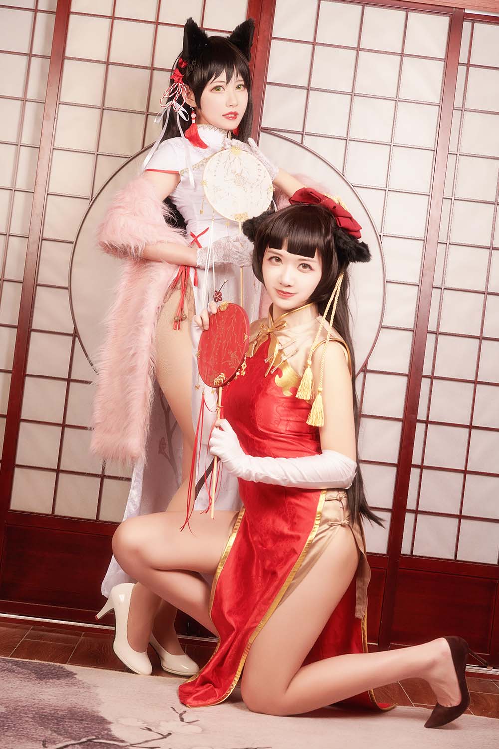 源纱希喵喵喵&Meiyi_烛墨 – 犬獒旗袍 预览图 - 2