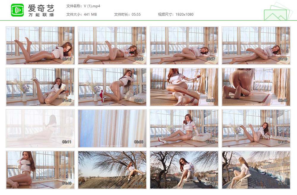 [Fairy Club妖精社]视频 H2009《萱萱-屋顶的大长腿》