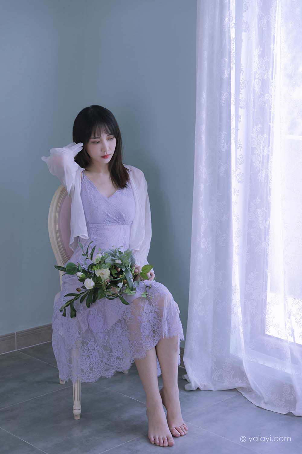 [YALAYI雅拉伊]2021.06.27 NO.811 紫色的早晨 妍妍