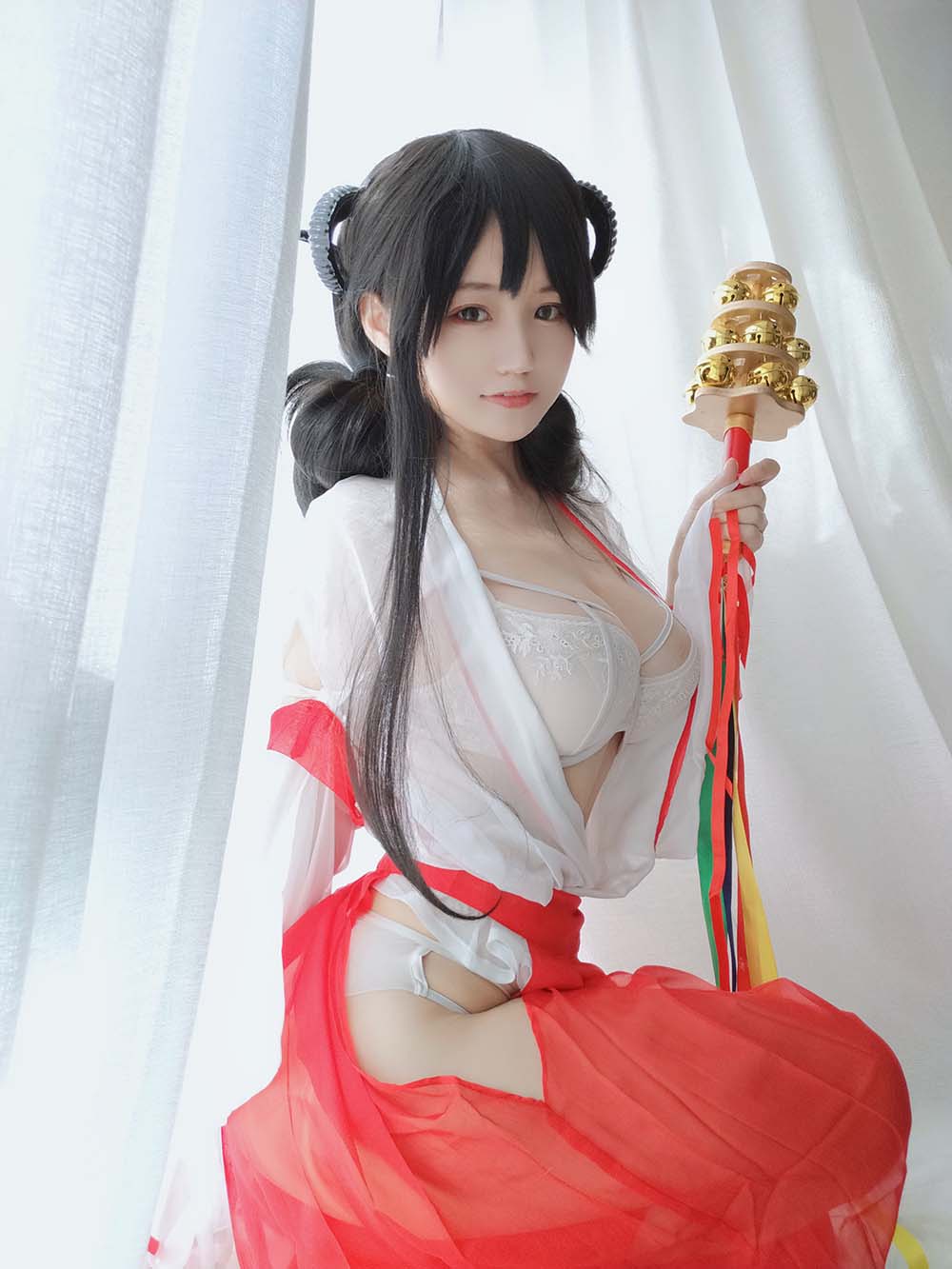 小仓千代w – 巫女 预览图 - 2