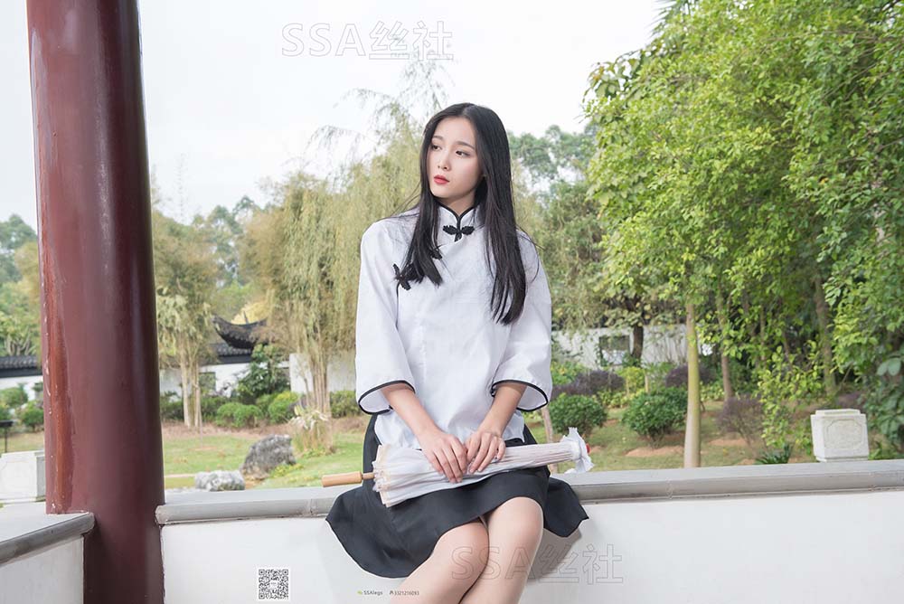[SSA丝社]超清写真 NO.068 君君 民国学妹肉丝白袜
