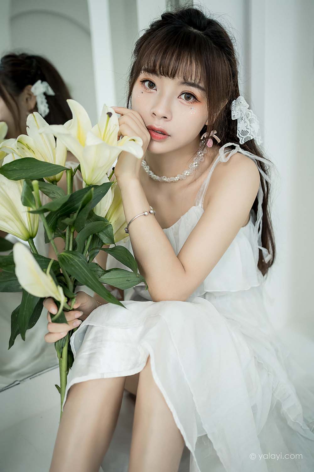 [YALAYI雅拉伊]2021.07.19 NO.820 白色恋人 程小蝶 预览图 - 2