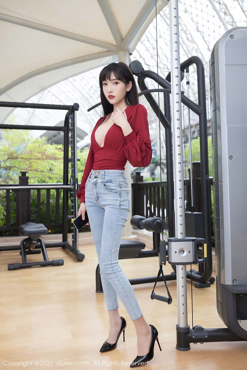 [Xiuren秀人网]2021.06.03 NO.3505 陆萱萱 预览图 - 3