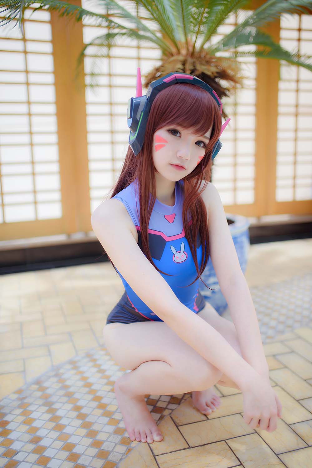 雪晴Astra – D.Va水着 预览图 - 2