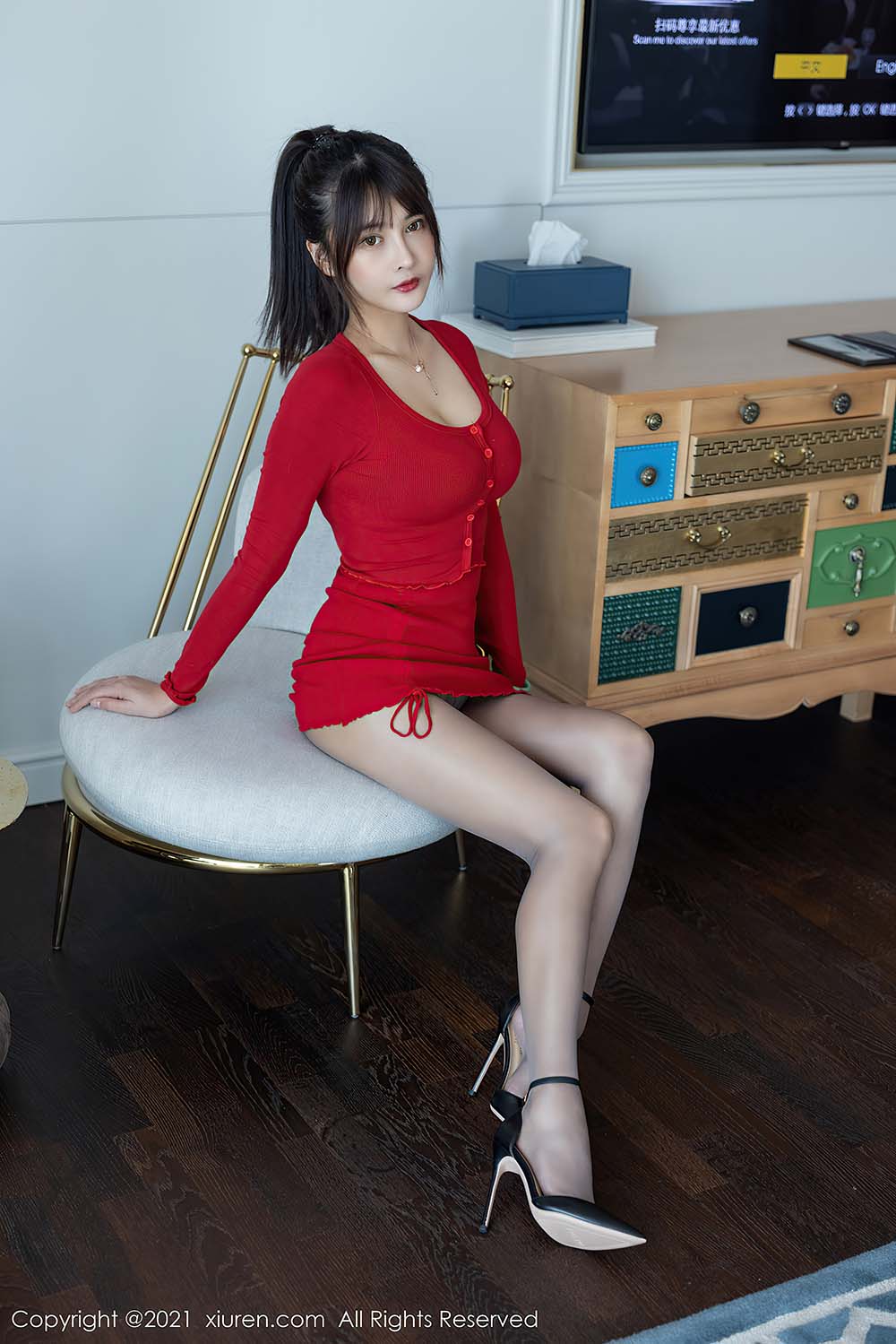 [Xiuren秀人网]2021.06.23 NO.3574 萌奈子 预览图 - 4