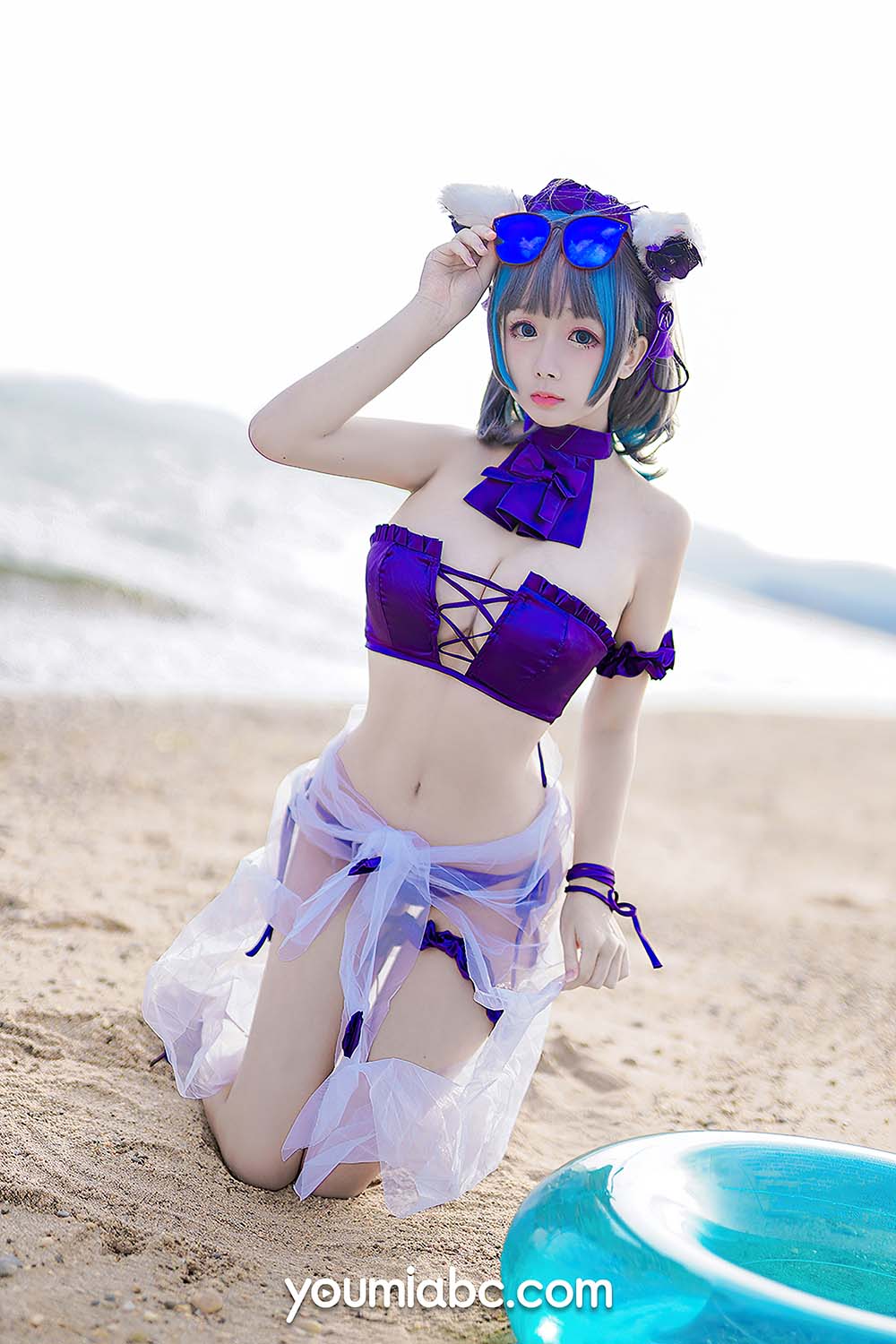 [YouMi尤蜜]2020.11.10 泳装柴郡猫 奶泡娇