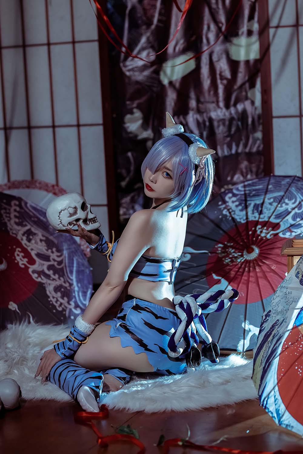 二佐Nisa – 蕾姆 夏日鬼衣 预览图 - 2