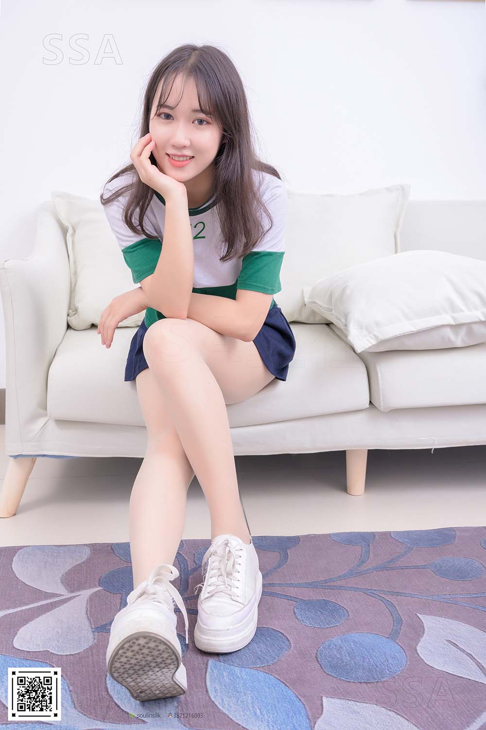 [SSA丝社]超清写真 NO.215 小夏 齐臀短裙（上）