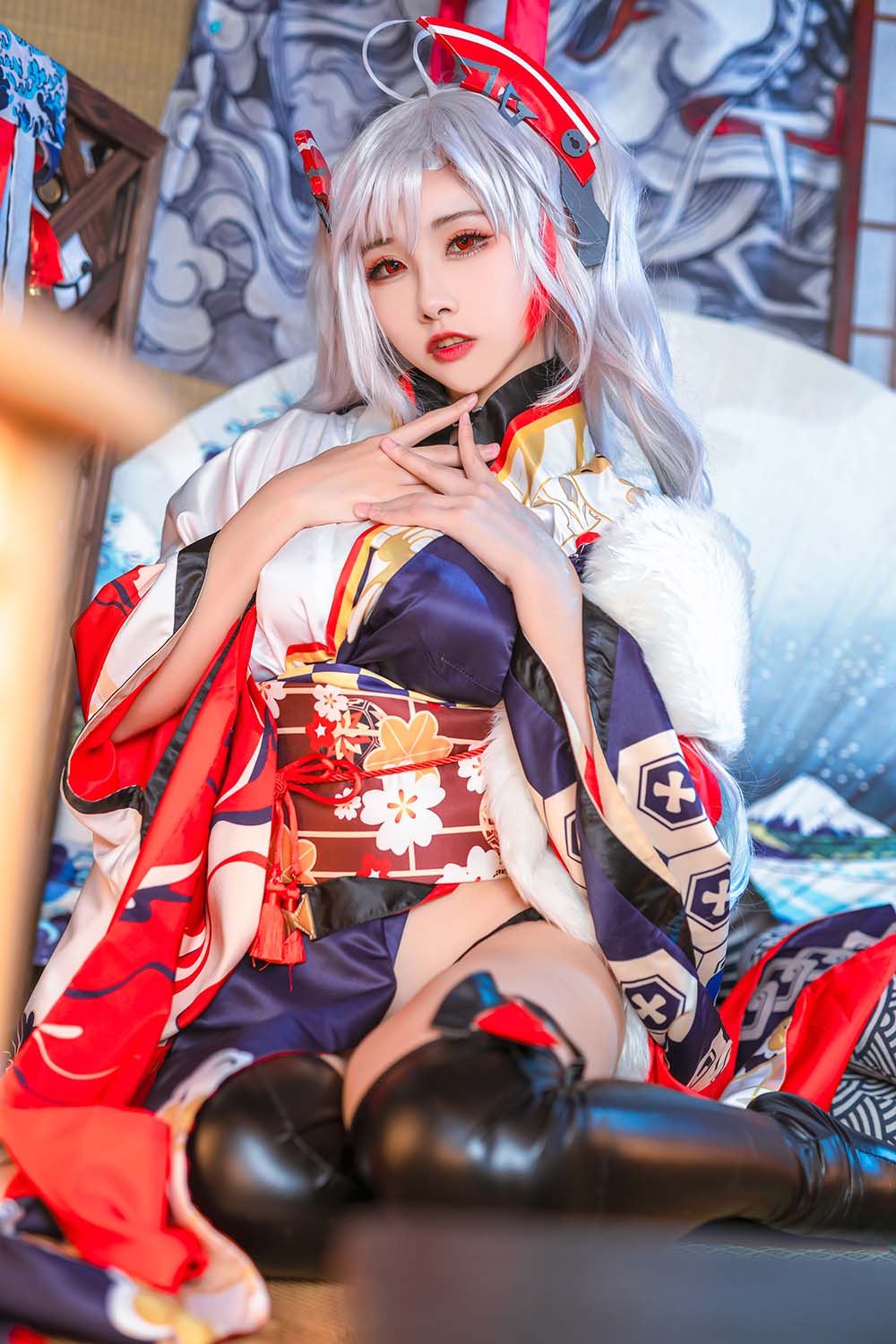 Momoko葵葵 – 欧根之和服 预览图 - 2