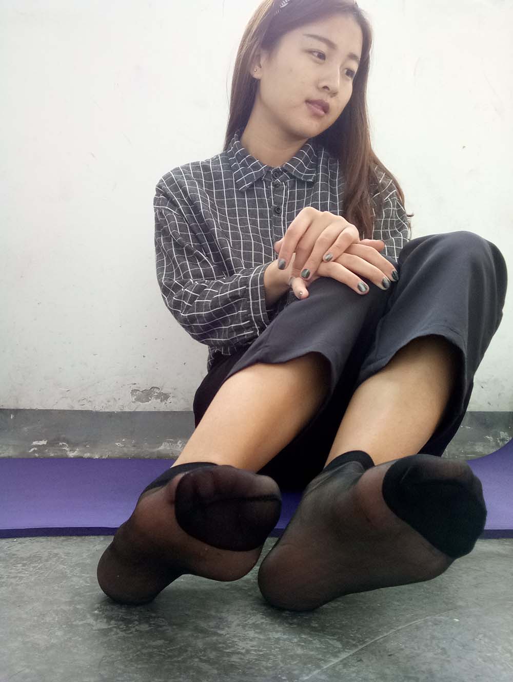 学妹校园寝室短丝系列003期 马聪