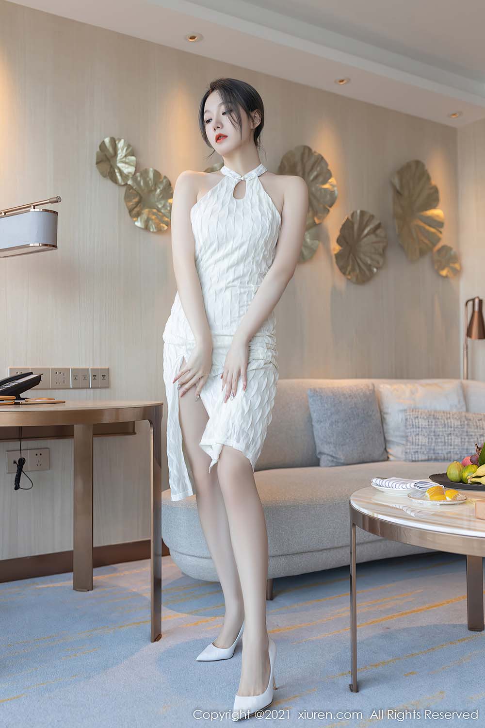 [Xiuren秀人网]2021.12.07 NO.4308 红色蕾丝内衣 安然Maleah 预览图 - 3