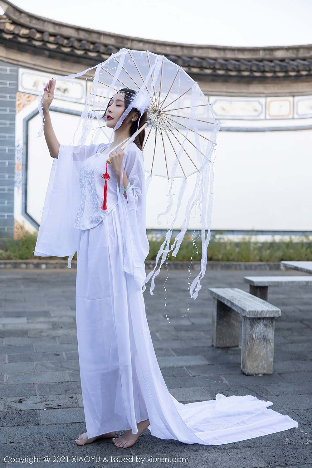 [XIAOYU语画界]2021.12.09 VOL.672 白色精致内衣 王馨瑶yanni 预览图 - 4