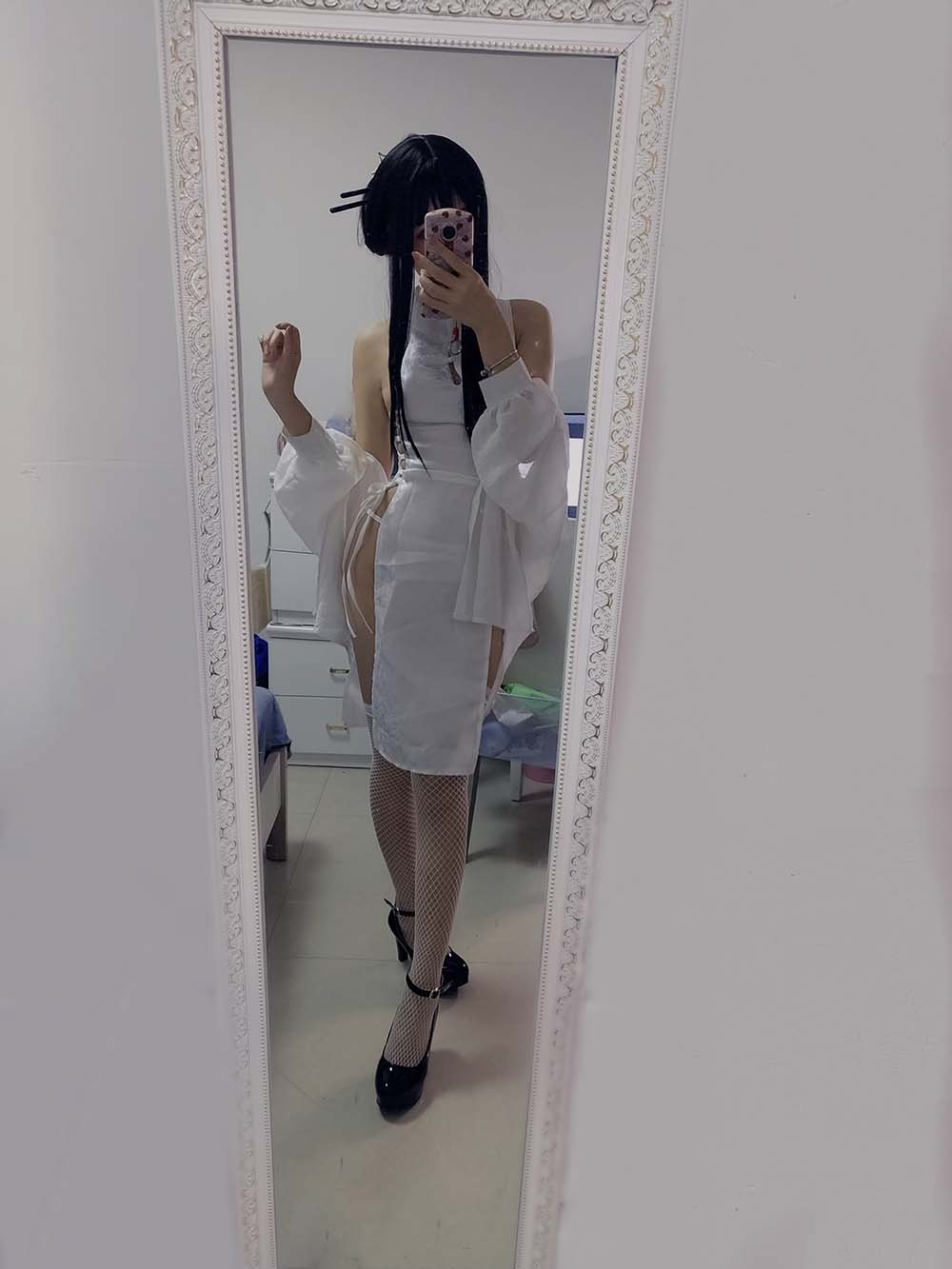 猫君君MaoJun – 绑带旗袍 预览图 - 2
