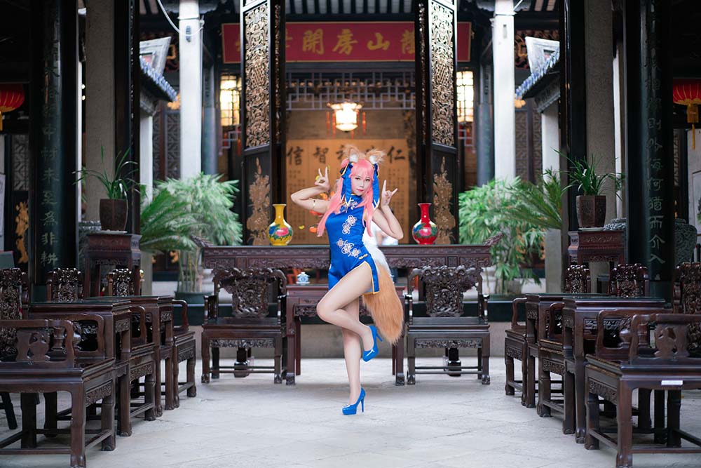 Money冷冷 – 玉藻前旗袍 预览图 - 2