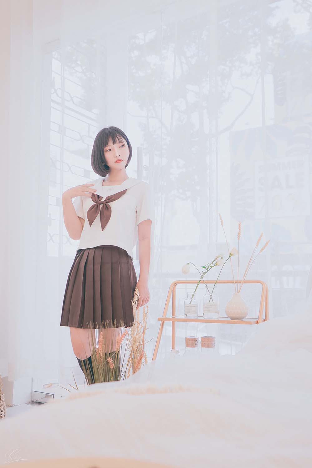 Messie Huang写真 – Birthday Seifuku 预览图 - 2