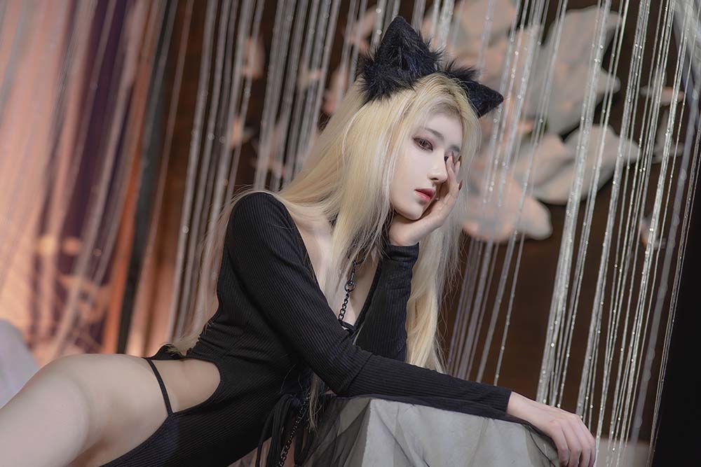 南桃Momoko – 黑猫咪 预览图 - 2