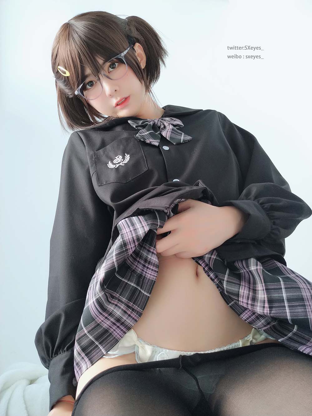 眼酱大魔王w – JK眼镜妹 预览图 - 2