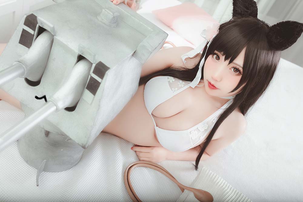 貓田聖奈奈(桃之啾啾) – 爱宕泳装 盛夏进行曲 预览图 - 2