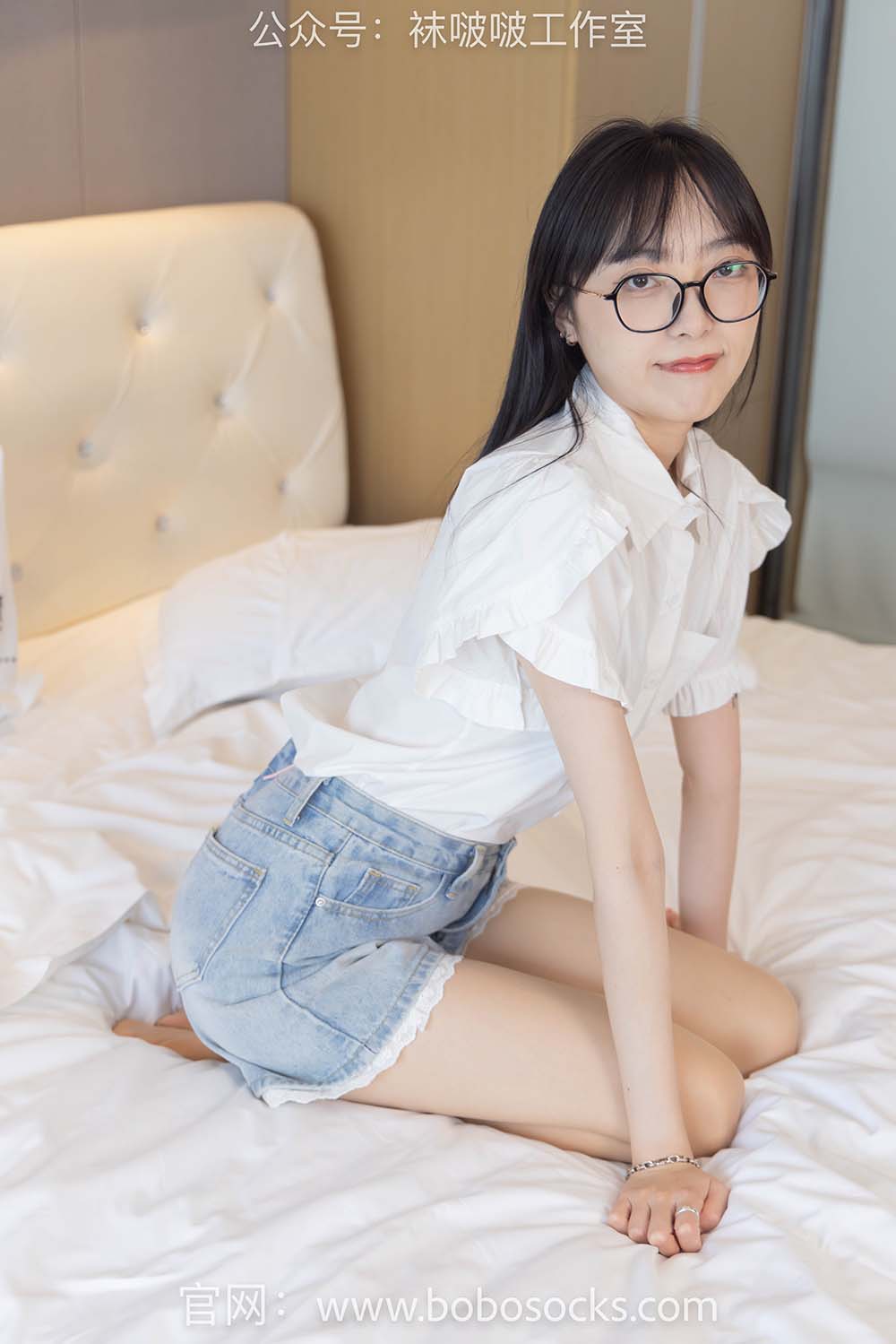 [BoBoSocks袜啵啵]NO.097 稚予-板鞋、玻璃丝短袜、肉丝 预览图 - 2