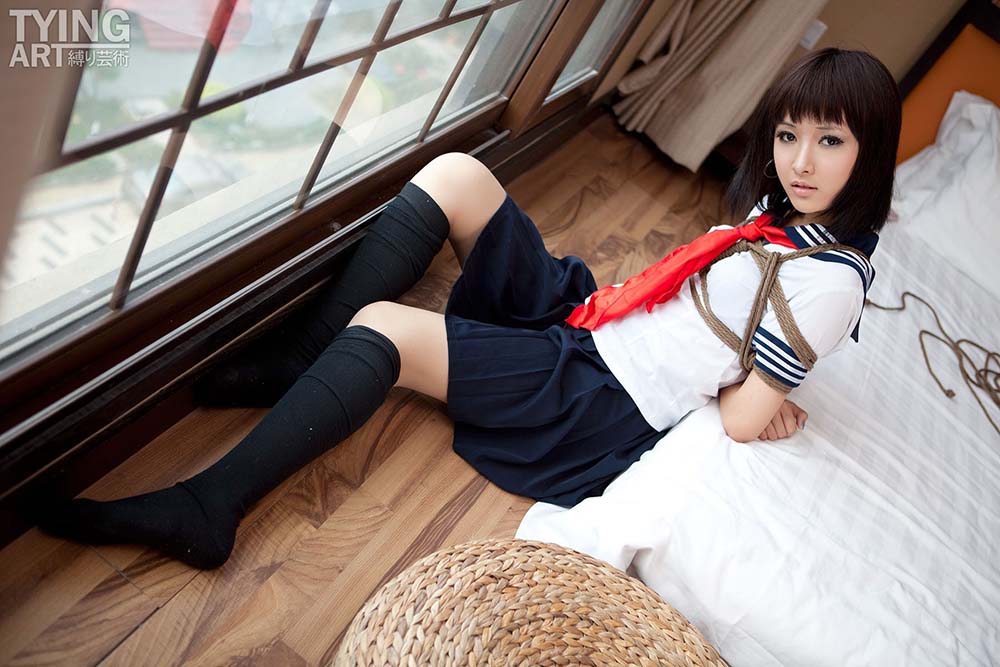 [禁忌摄影]Taboo-love NO.090 TyingArt 縛リ芸術 Shiryl School Girl 预览图 - 2