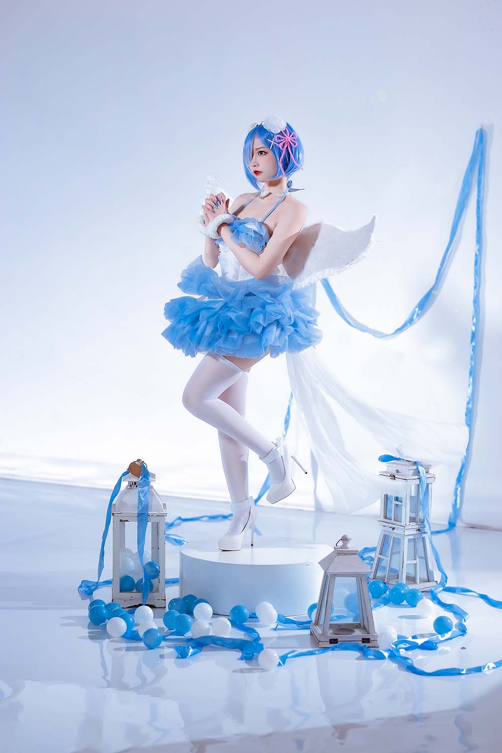 二佐Nisa – 蕾姆天使 预览图 - 2