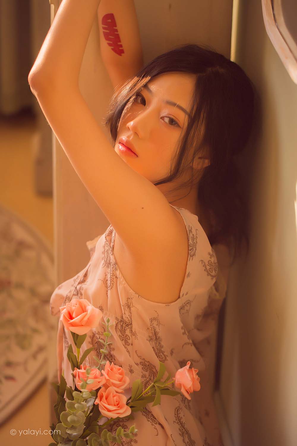 [YALAYI雅拉伊]2022.08.01 NO.960 暂时的花儿 橘子 预览图 - 2