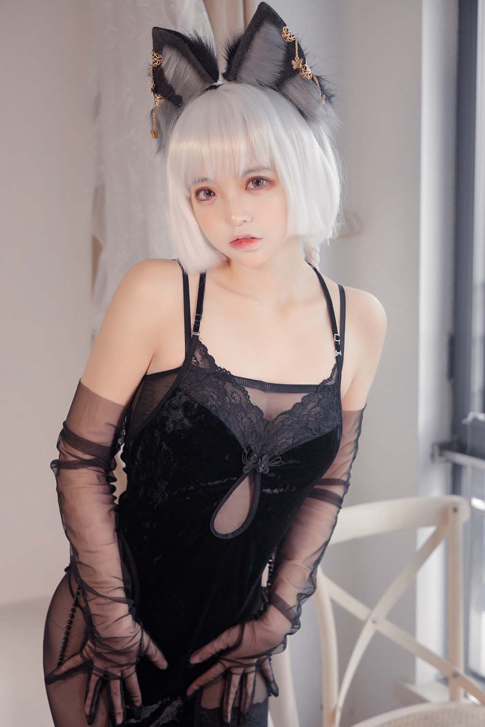 疯猫ss – 旗袍少女 预览图 - 2
