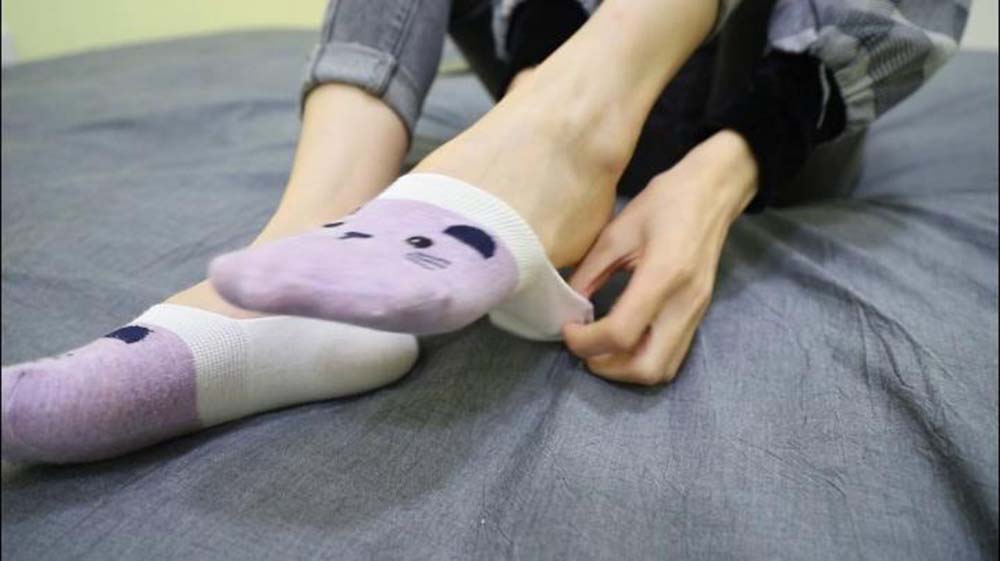 [誉铭传媒]袜足摄影 2019年 NO.029 棉袜船袜 预览图 - 2