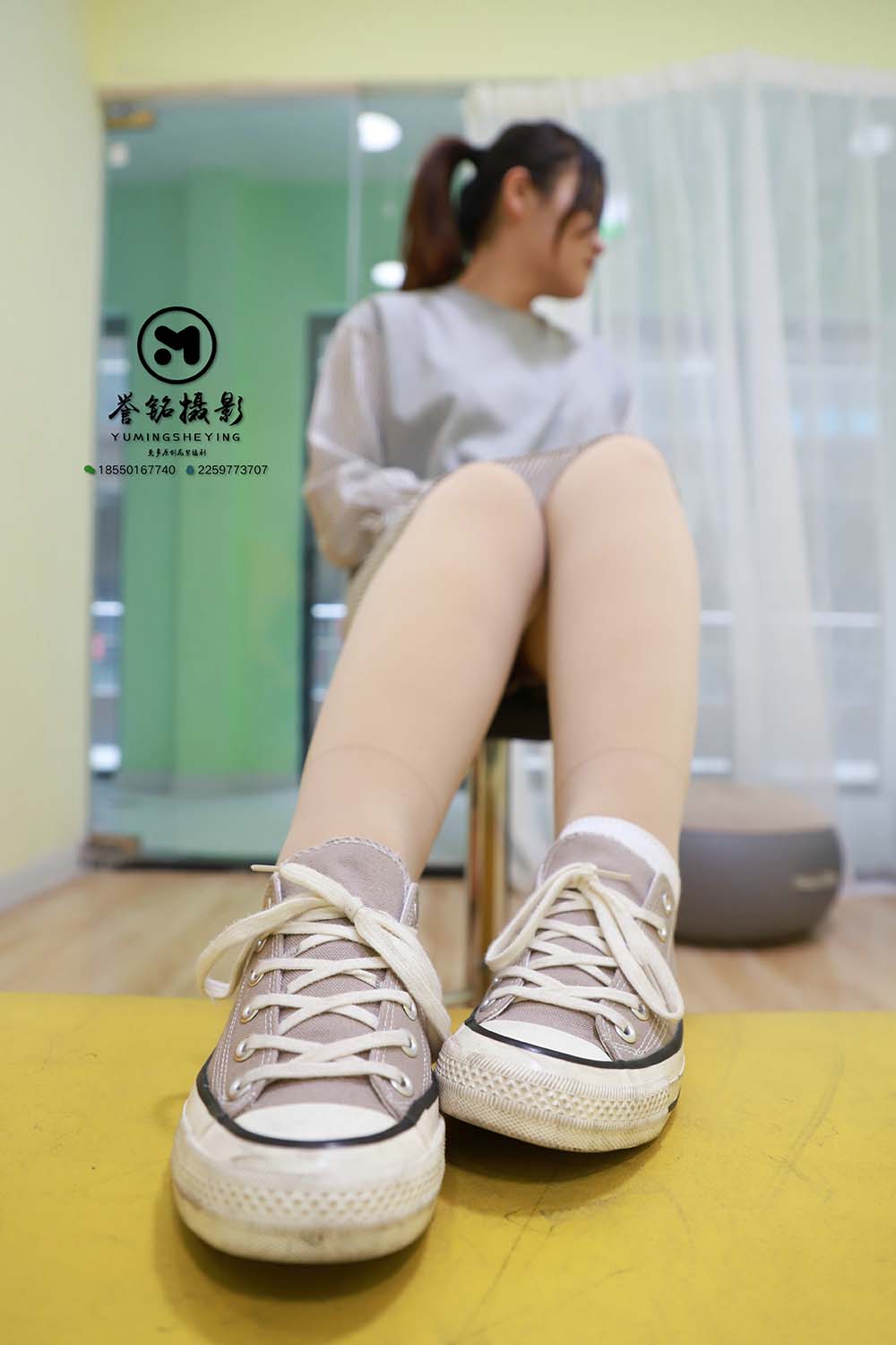 [誉铭传媒]袜足摄影 2020年 NO.002 白船袜肉丝